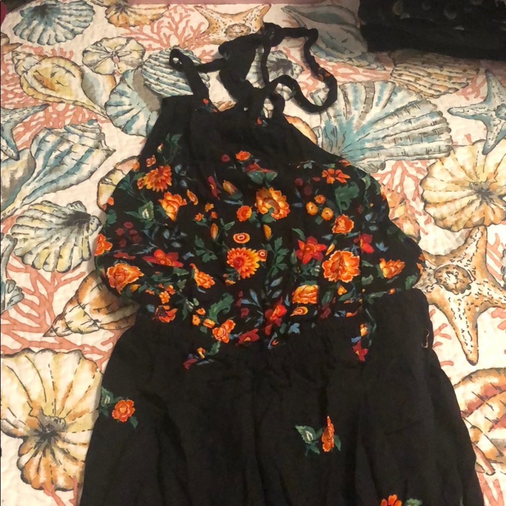 Floral print jumpsuit